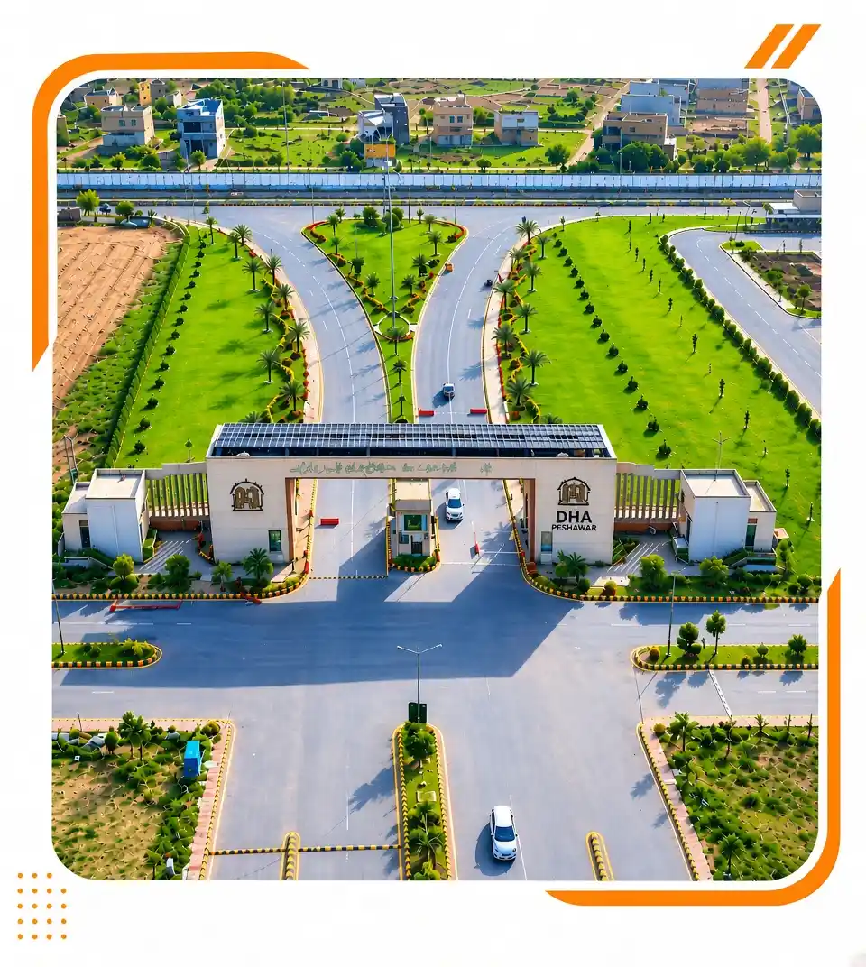DHA Peshawar Aerial View